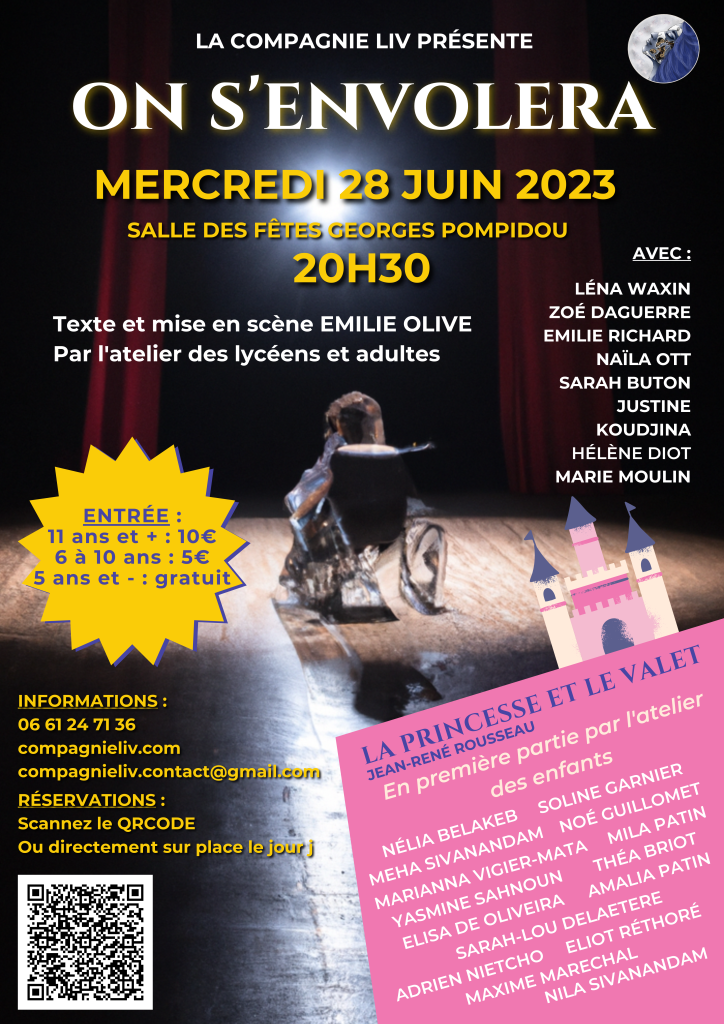 Représentations des enfants et lycéennes saison 2022-2023